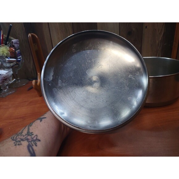 Vintage Revere Ware Sauce Pan Pot 2 QT Copper Bottom USA W/Lid - Picture 2 of 7